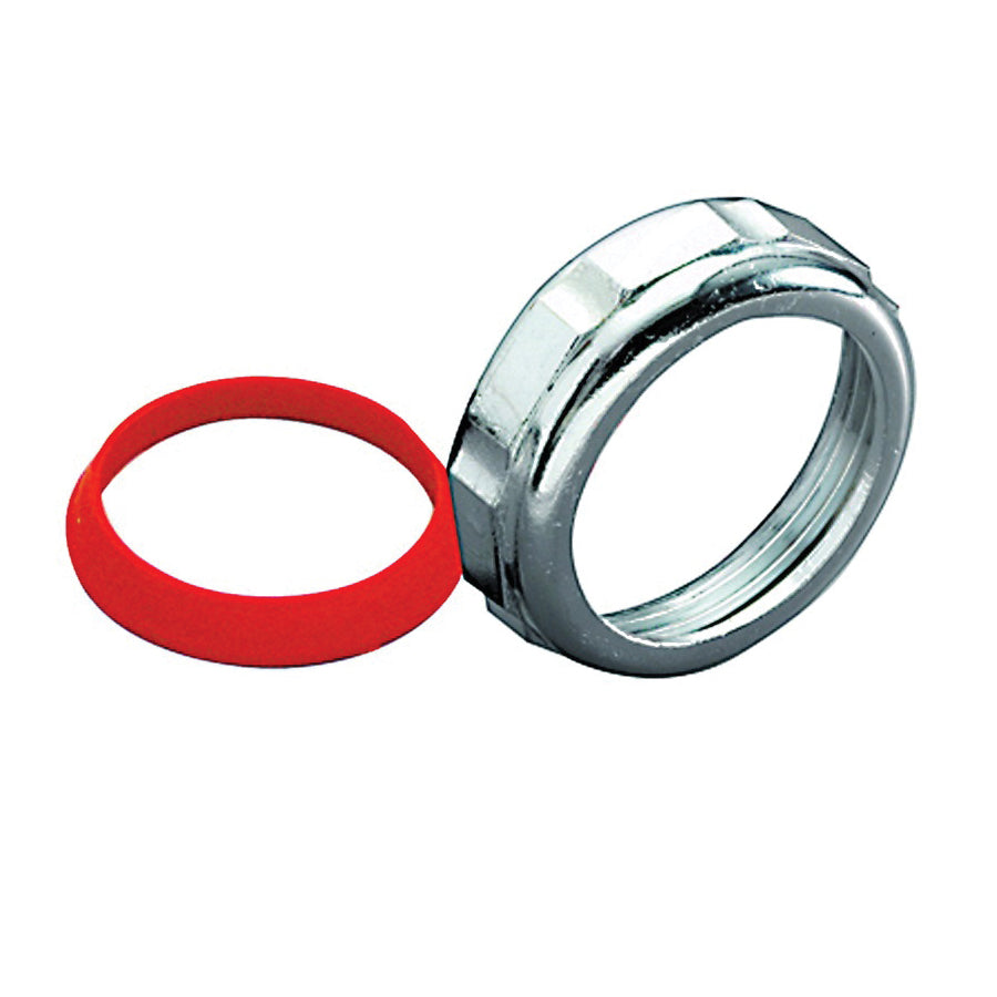 Keeney 918DK Slip-Joint Nut, Zinc, Chrome Plated