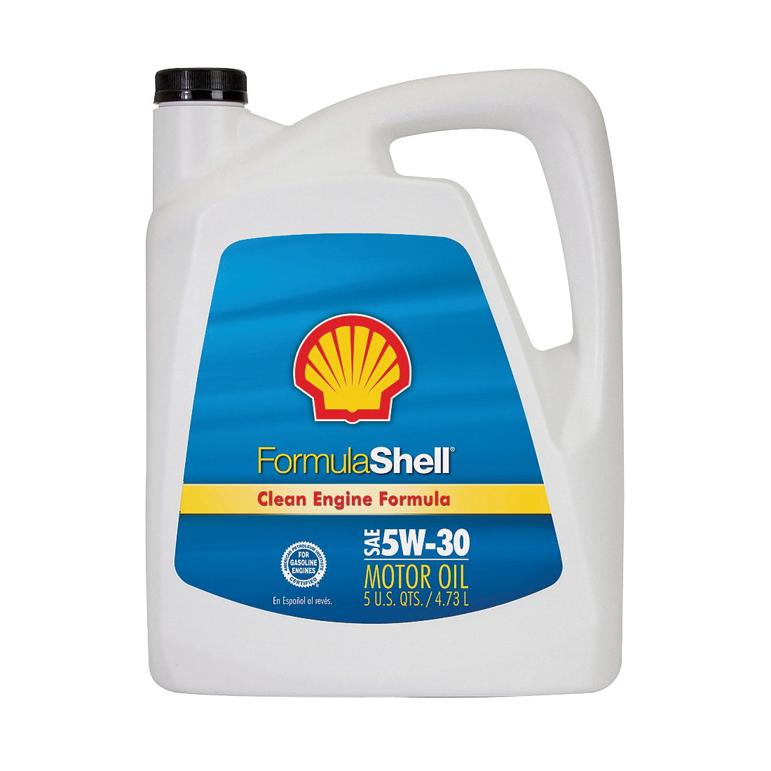 Formula Shell Clean Engine 550045245 Motor Oil, 5W-30, 5 qt Bottle