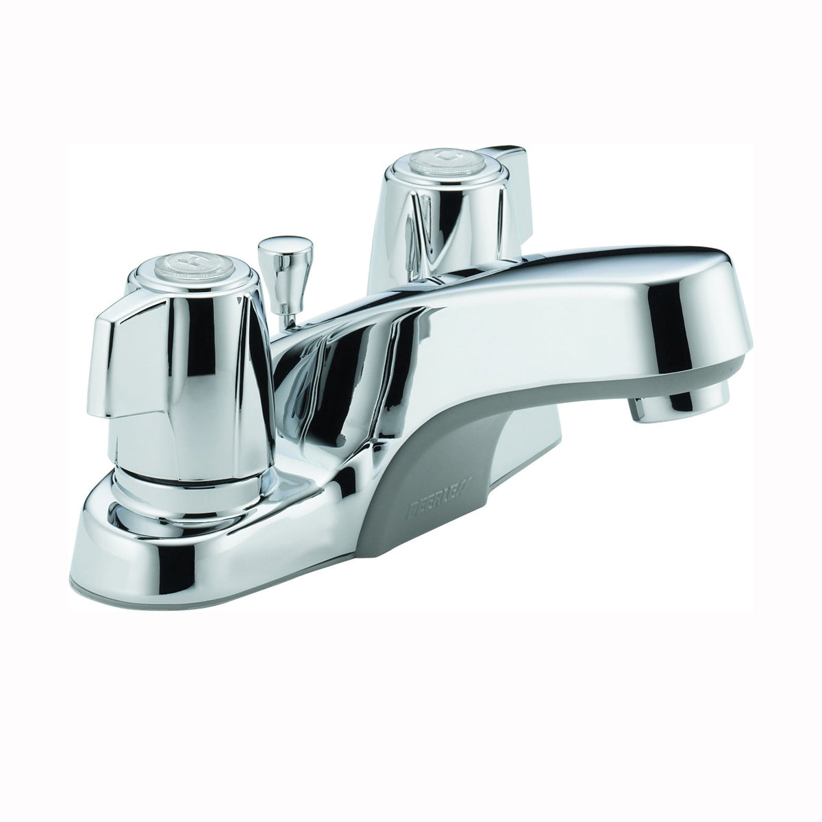 Peerless P246LF Bathroom Faucet, 1.2 gpm, 2-Faucet Handle, Metal, Chrome Plated, Lever Handle, Standard Spout