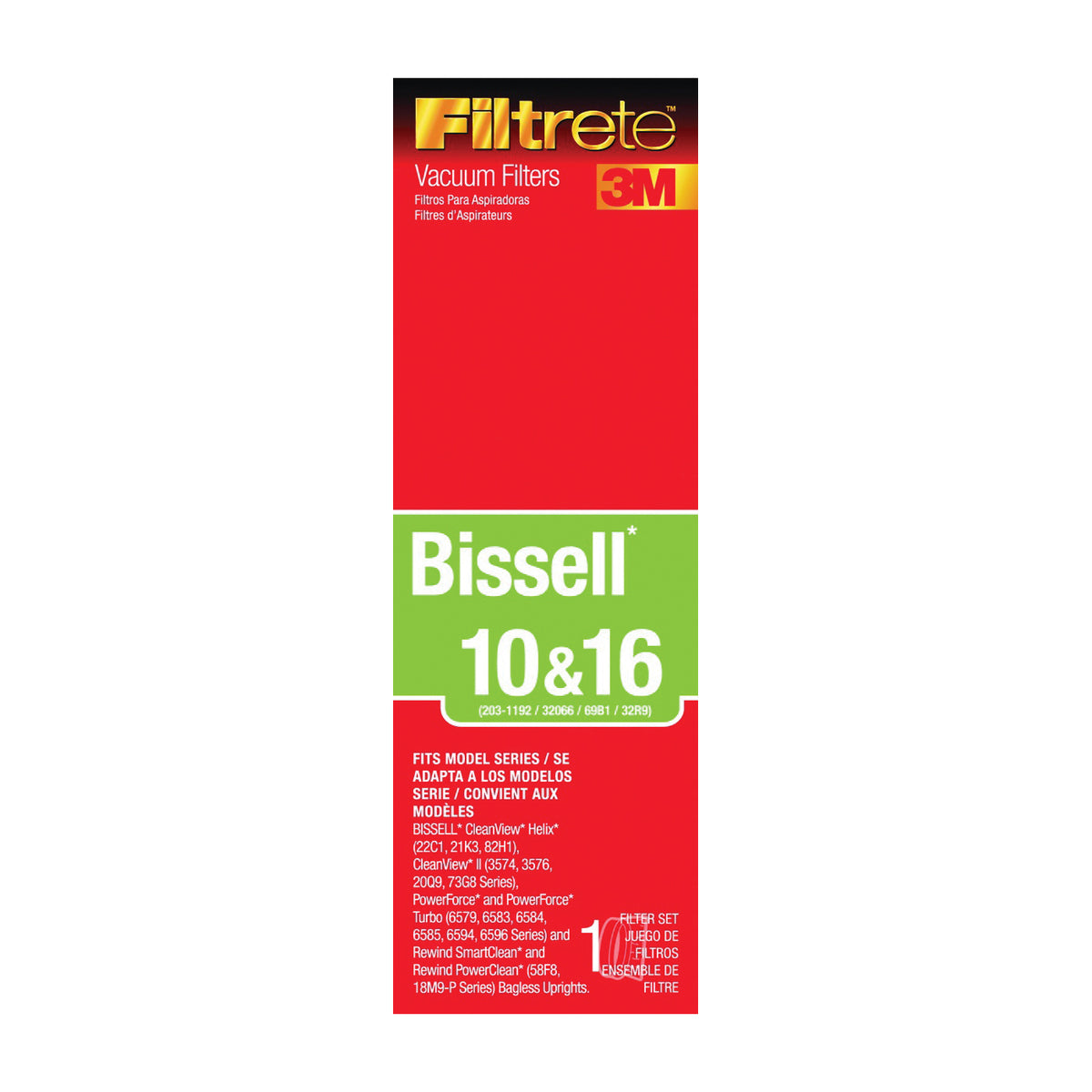 Filtrete 66810A-4 Vacuum Cleaner Filter