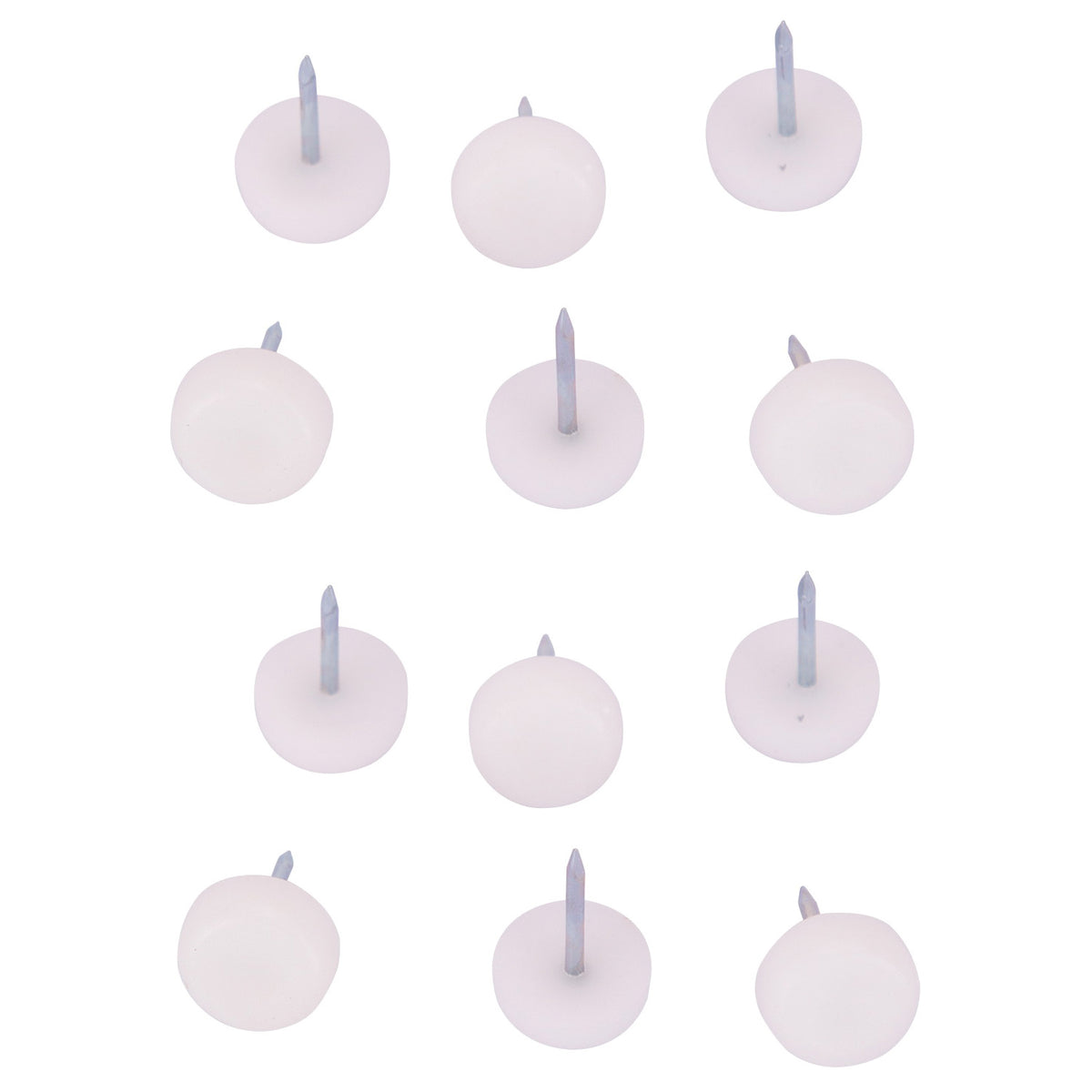 ProSource FE-S513-PS Furniture Glide, Plastic, White, White, 5/8 x 5/8 x 15/16 in Dimensions