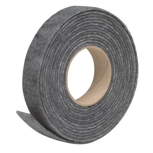 Frost King S214/17H Door Weather-Strip, 1-1/4 in W, 3/16 in Thick, 17 ft L, Felt, Gray, Nail, Tack, Staple Mounting