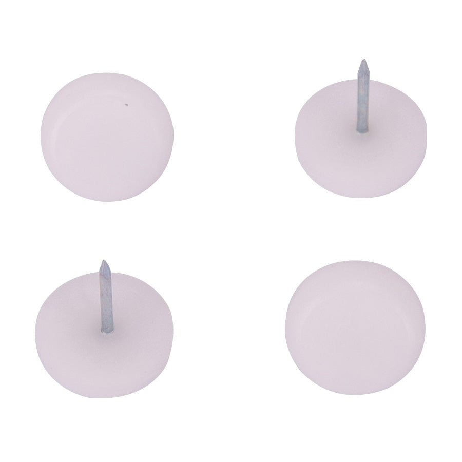 ProSource FE-S514-PS Furniture Glide, Plastic, White, White, 7/8 x 7/8 x 15/16 in Dimensions