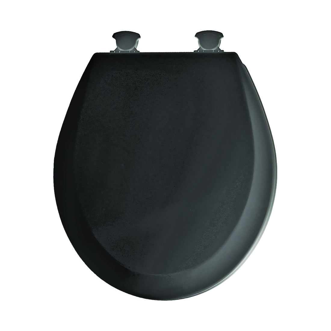 Mayfair 41EC 047/46EC Toilet Seat, Round, Molded Wood, Black, Twist Hinge