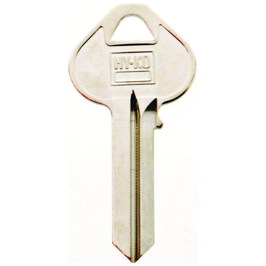 HY-KO 11010RU45 Key Blank, Brass, Nickel, For: Russwin and Corbin Cabinet, House Locks and Padlocks