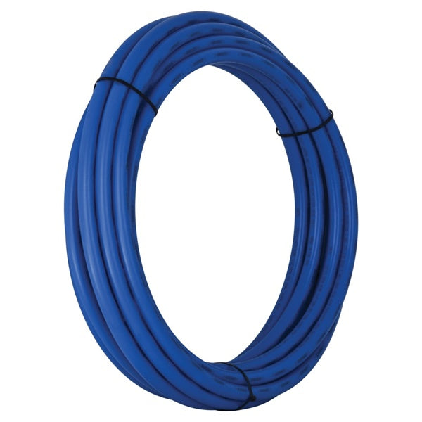 SharkBite U860B100 Pipe Tubing, 1/2 in, Polyethylene, Blue, 100 ft L