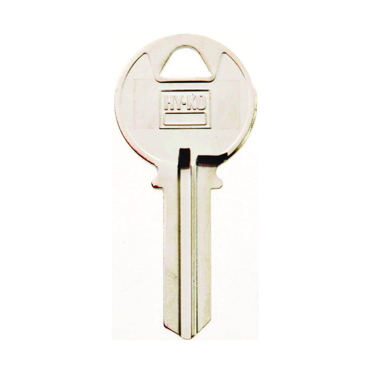 HY-KO 11010K2 Key Blank, Brass, Nickel, For: Keil Cabinet, House Locks and Padlocks