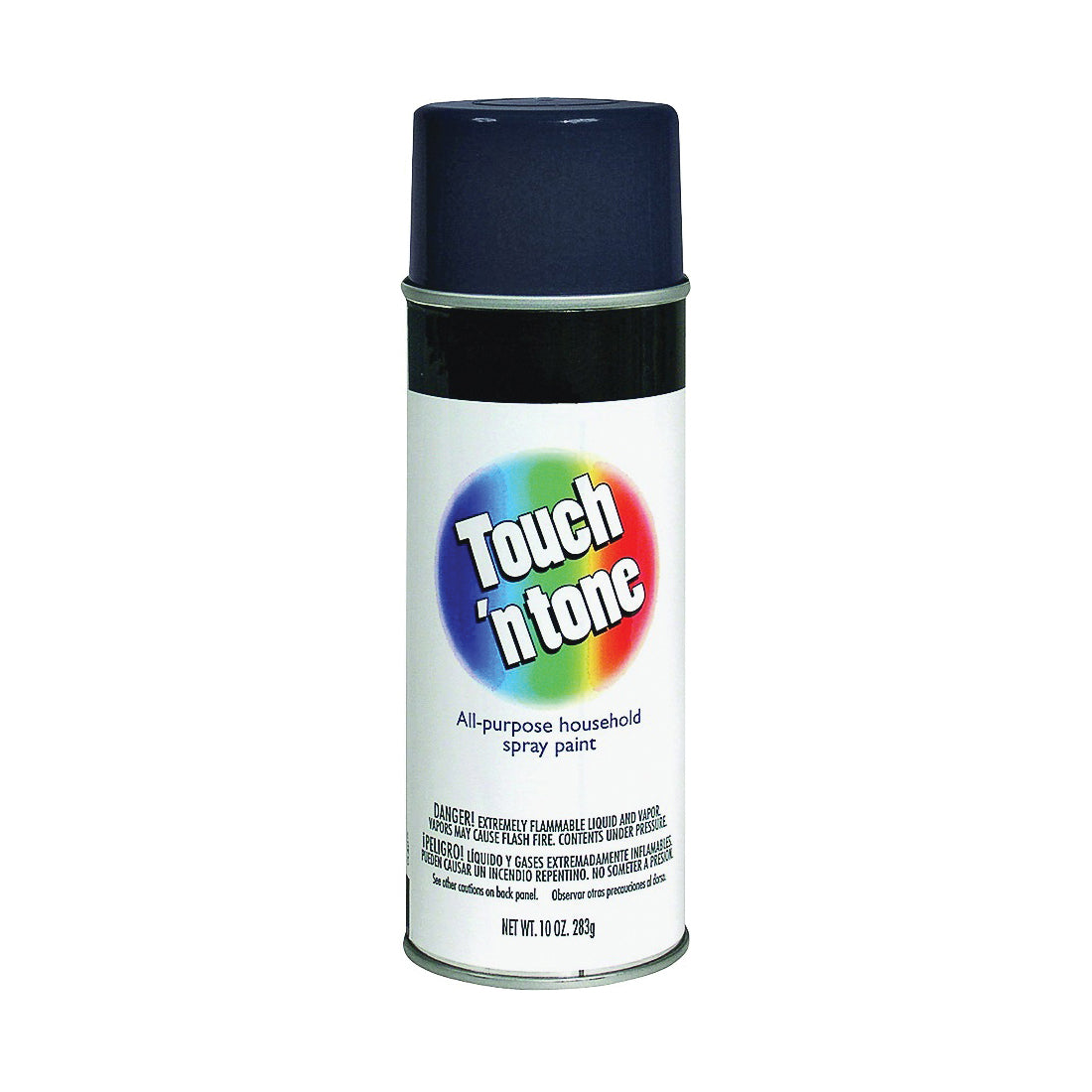 TOUCH 'N TONE 55289830 Spray Paint, Semi-Gloss, Black, 10 oz, Aerosol Can