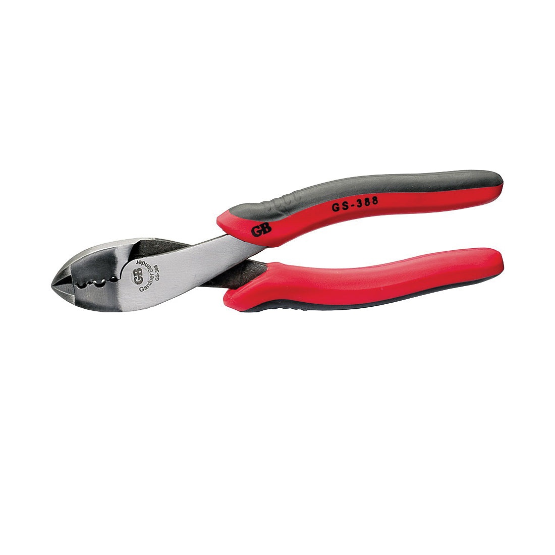 GB GS-388 Crimping Plier, 8 in OAL, High-Leverage Handle