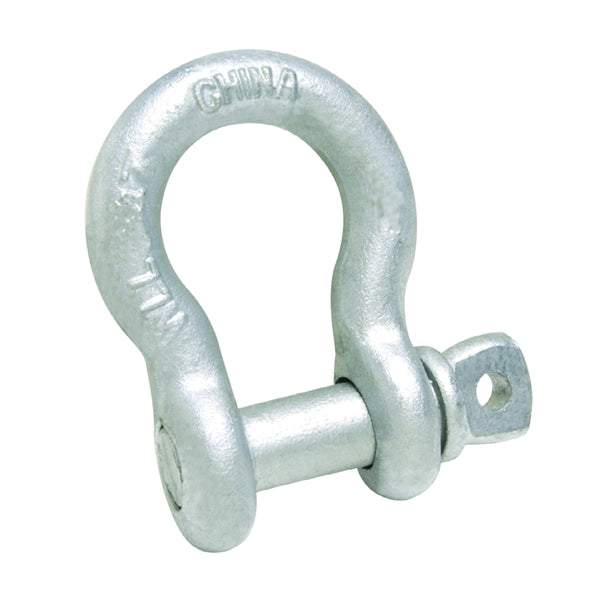 BARON 193LR-1/4 Anchor Shackle, 0.5 ton Working Load, Steel, Galvanized