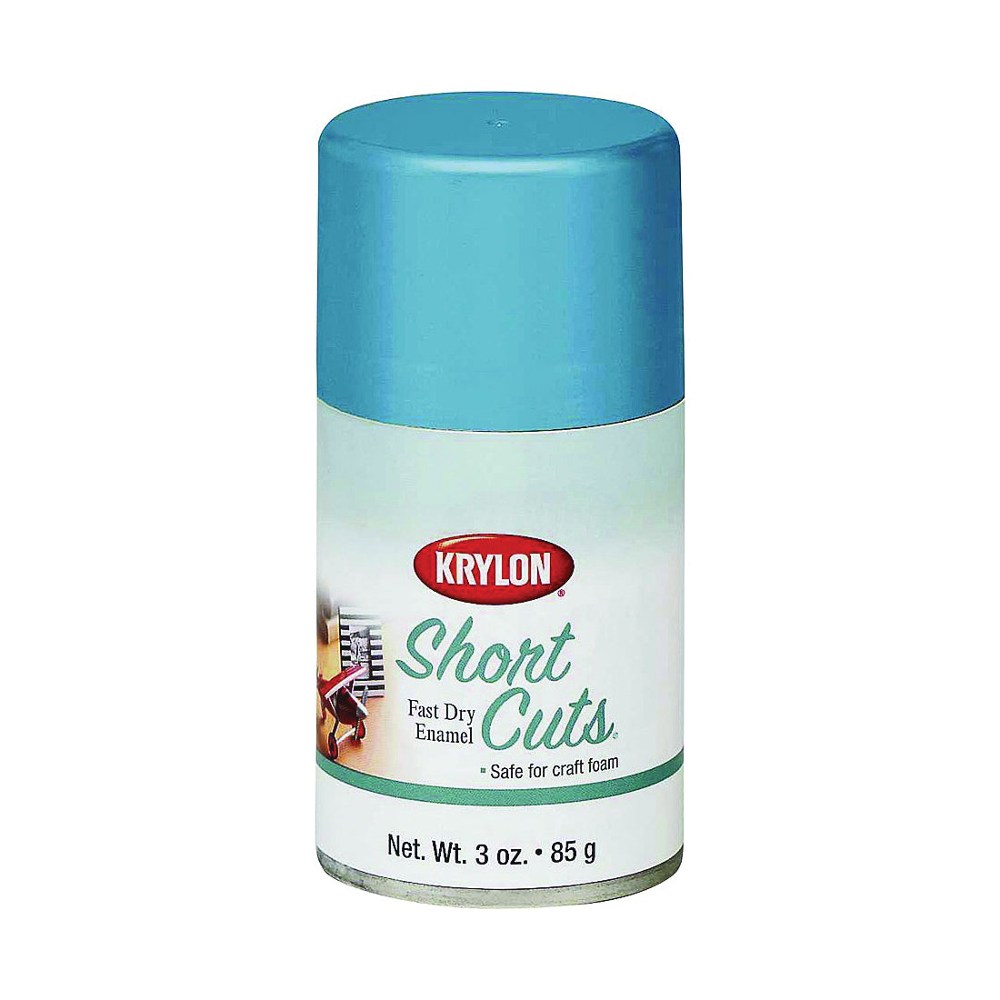 Krylon KSCS070 Spray Paint, High-Gloss, Bonnet Blue, 3 oz, Can