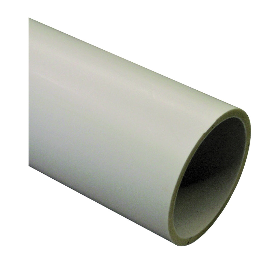 GENOVA 70032F Pipe, 3 in, 20 ft L, SCH 40 Schedule, White