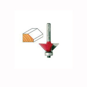 Freud 40-100 Router Bit, 23/32 in Dia Cutter, 2-3/16 in OAL, 1/4 in Dia Shank, 2-Cutter, Carbide