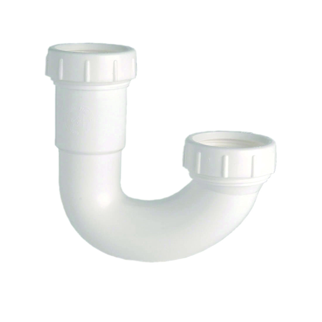 Danco 94006 J-Bend Trap, 1-1/2 in, Slip, Plastic, White