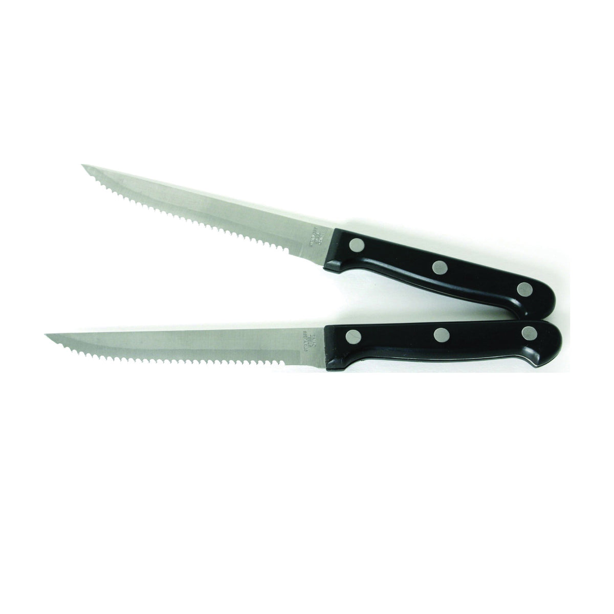 CHEF CRAFT 21132 Steak Knife Set, 4-1/2 in L Blade, Stainless Steel Blade, ABS Handle