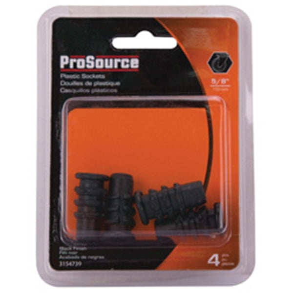 ProSource FE-S804-PS Furniture Socket, Plastic, Black