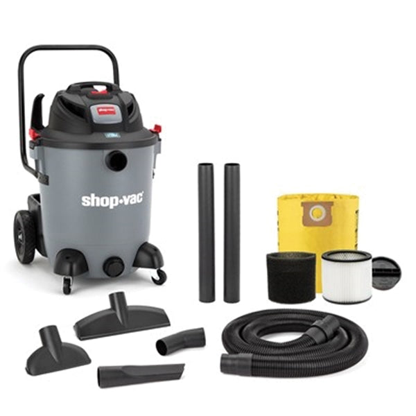 Shop-Vac 8251400 Wet and Dry Vacuum, 14 gal Vacuum, Cartridge Filter, 6.5 hp, 120 V