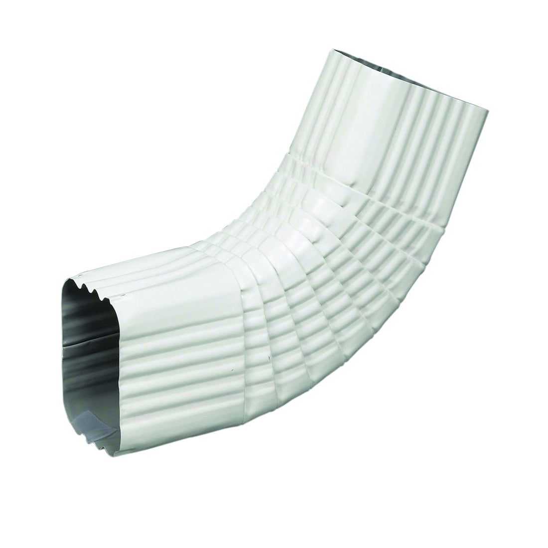 Amerimax 47265 Gutter Side Elbow, Aluminum, White