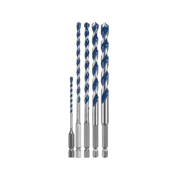 Bosch HCBG500T Hammer Drill Bit Set, 5-Piece, Carbide