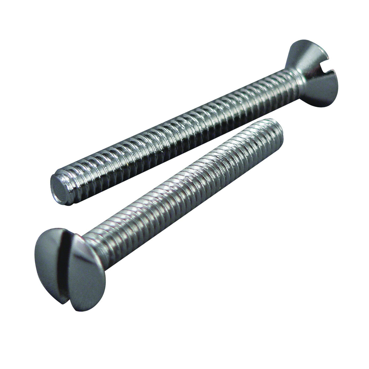Plumb Pak PP22612 Face Plate Screw, Chrome, For: Bath Drains