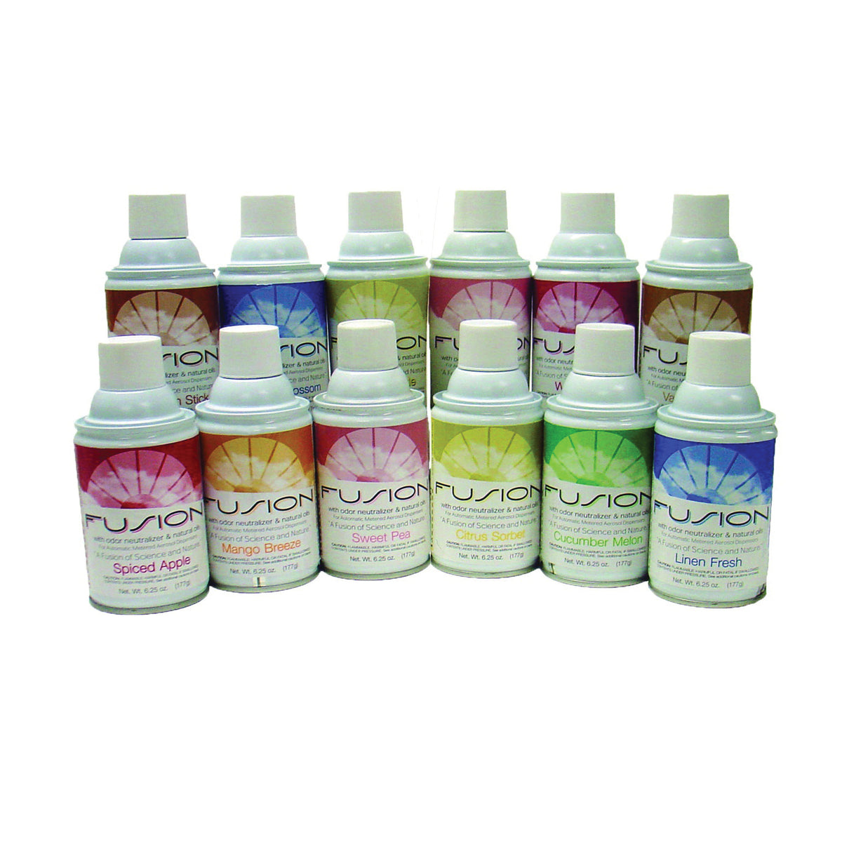 FRESH PRODUCTS MAIR-F-87 Fusion Metered Dispenser Can, 6000 cu-ft Coverage Area