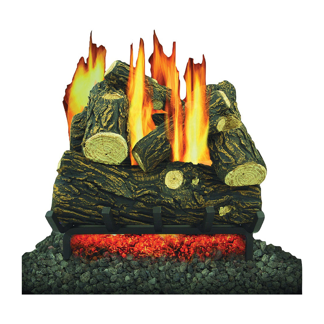 Kozy World GLV018 Gas Log Set, 18 in W