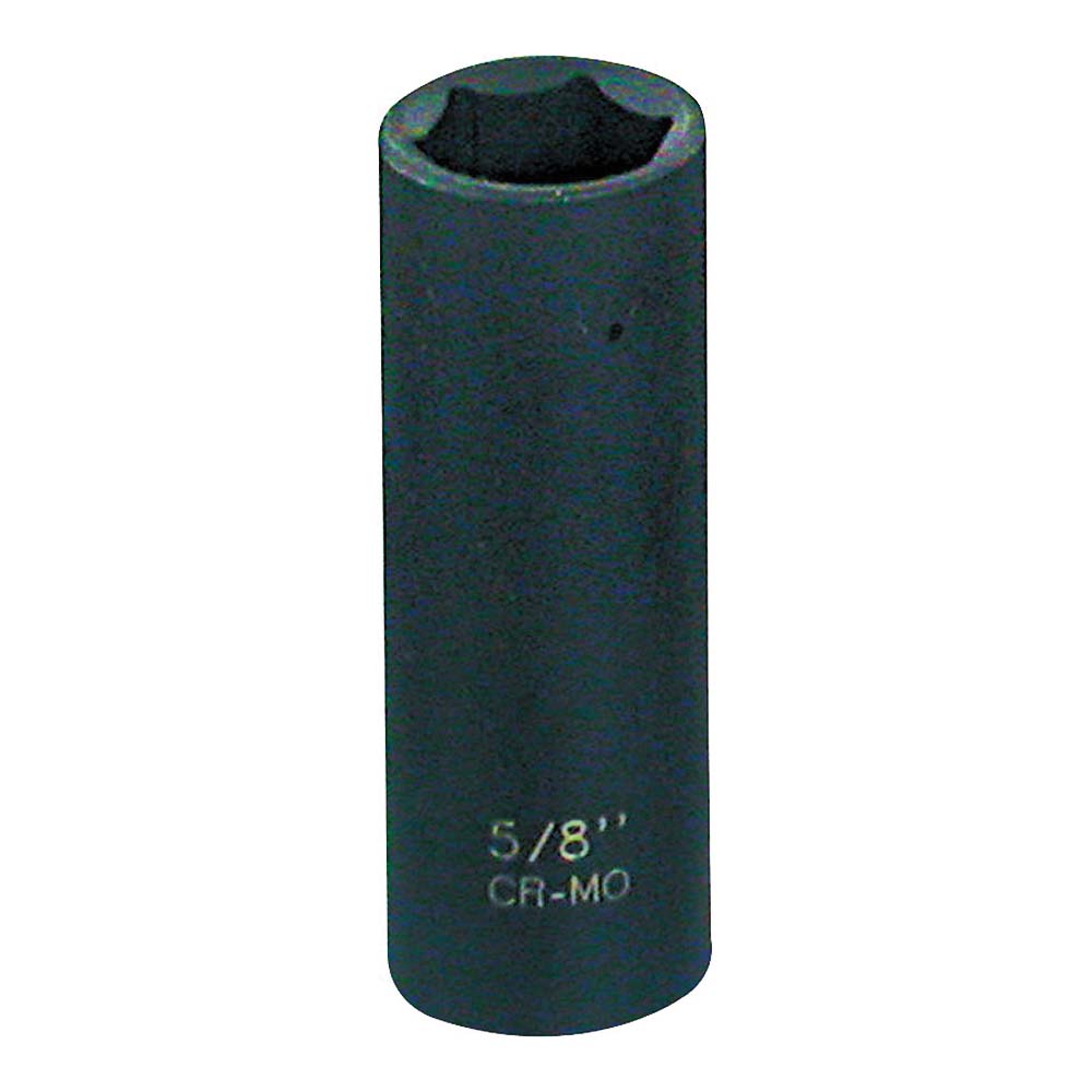 Vulcan Deep Impact Socket, 5/8 in Socket, Black Phosphate
