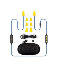 Load image into Gallery viewer, Plugfones LIBERATE 2.0 PL-UY Earphones, 4.1 Bluetooth, 23/26 dB SPL, Blue/Yellow
