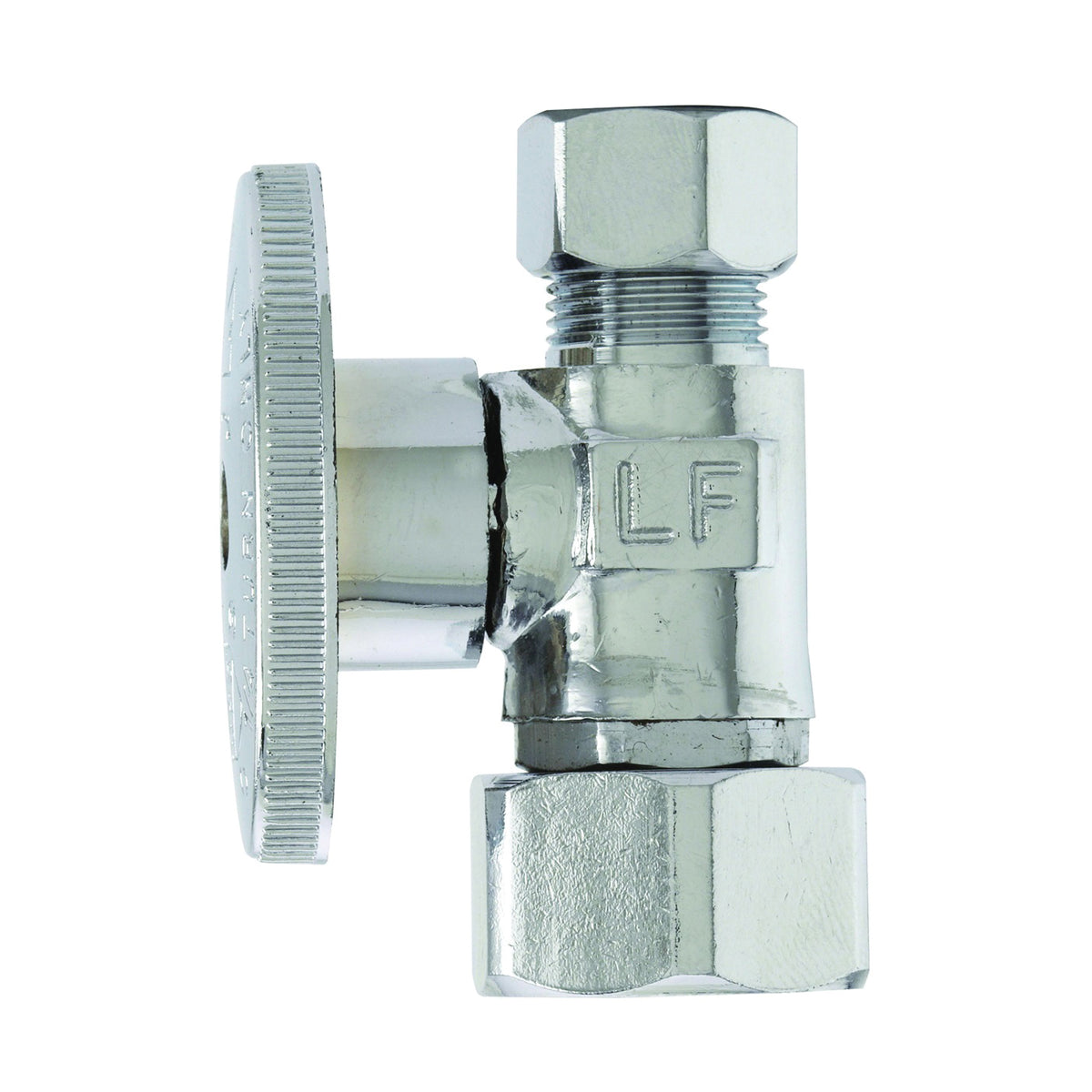 Plumb Pak PP2103LF Repair Valve, 1/2 x 3/8 in Connection, FIP Swivel x Compression, Brass Body