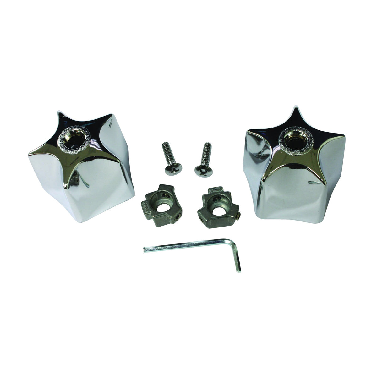 Plumb Pak PP805-8 Faucet Handle, Chrome Plated, For: Sink and Faucets