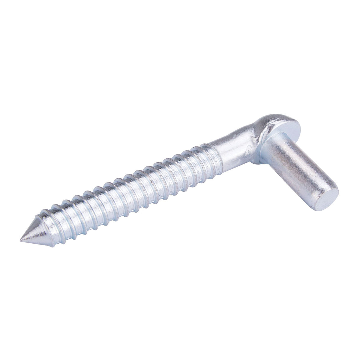 ProSource LR096 Screw Hook, 3/4 in Thread, 6 in L, Steel, Zinc