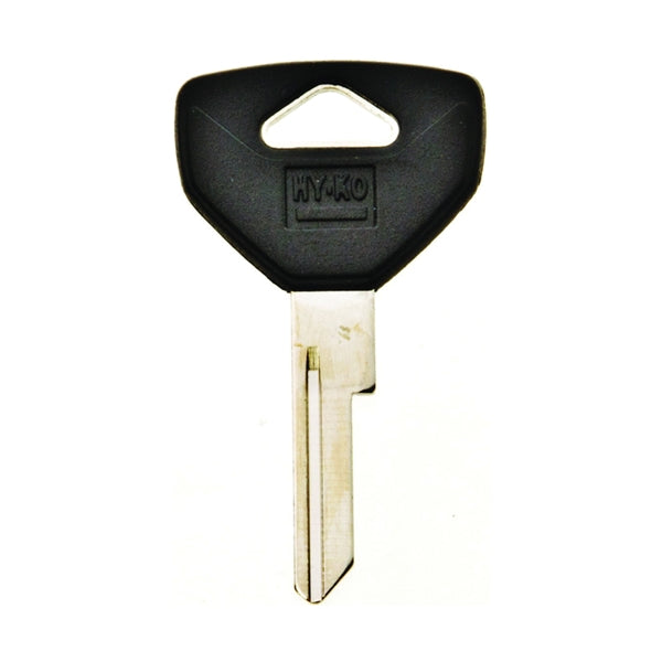 HY-KO 12005Y153 Key Blank, Brass/Plastic, Nickel, For: Chrysler, Dodge, Eagle, Jeep, Plymouth Vehicles
