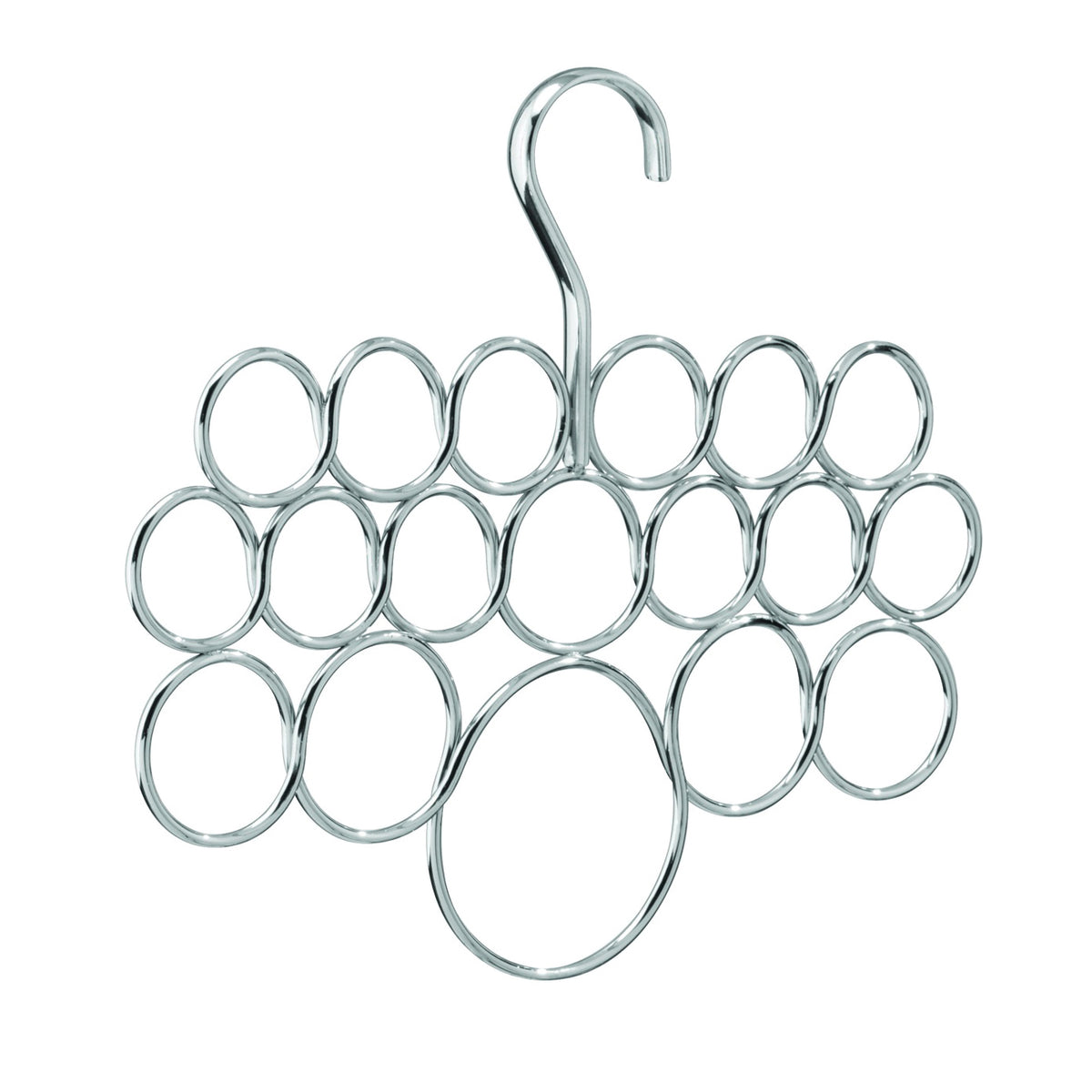 iDESIGN 24970 Scarf Hanger, Steel, Silver