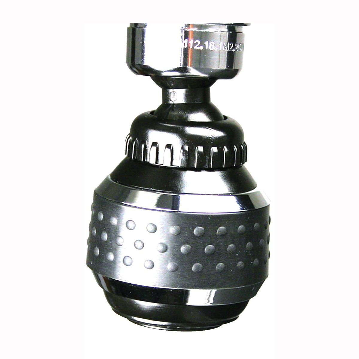 Plumb Pak PP800-200 Series PP800-215LF Faucet Aerator with Ball Joint, 15/16-27 x 55/64-27, Plastic, Chrome Plated