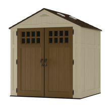 Load image into Gallery viewer, Suncast BMS6510 Modern Shed, 201 cu-ft Capacity, 6 ft 2-3/4 in W, 5 ft 5-1/4 in D, 7 ft 8-3/4 in H, Resin
