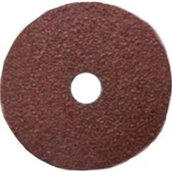 NORTON 01911 Sanding Disc, 5 in Dia, 7/8 in Arbor, Coated, 24 Grit, Extra Coarse, Aluminum Oxide Abrasive