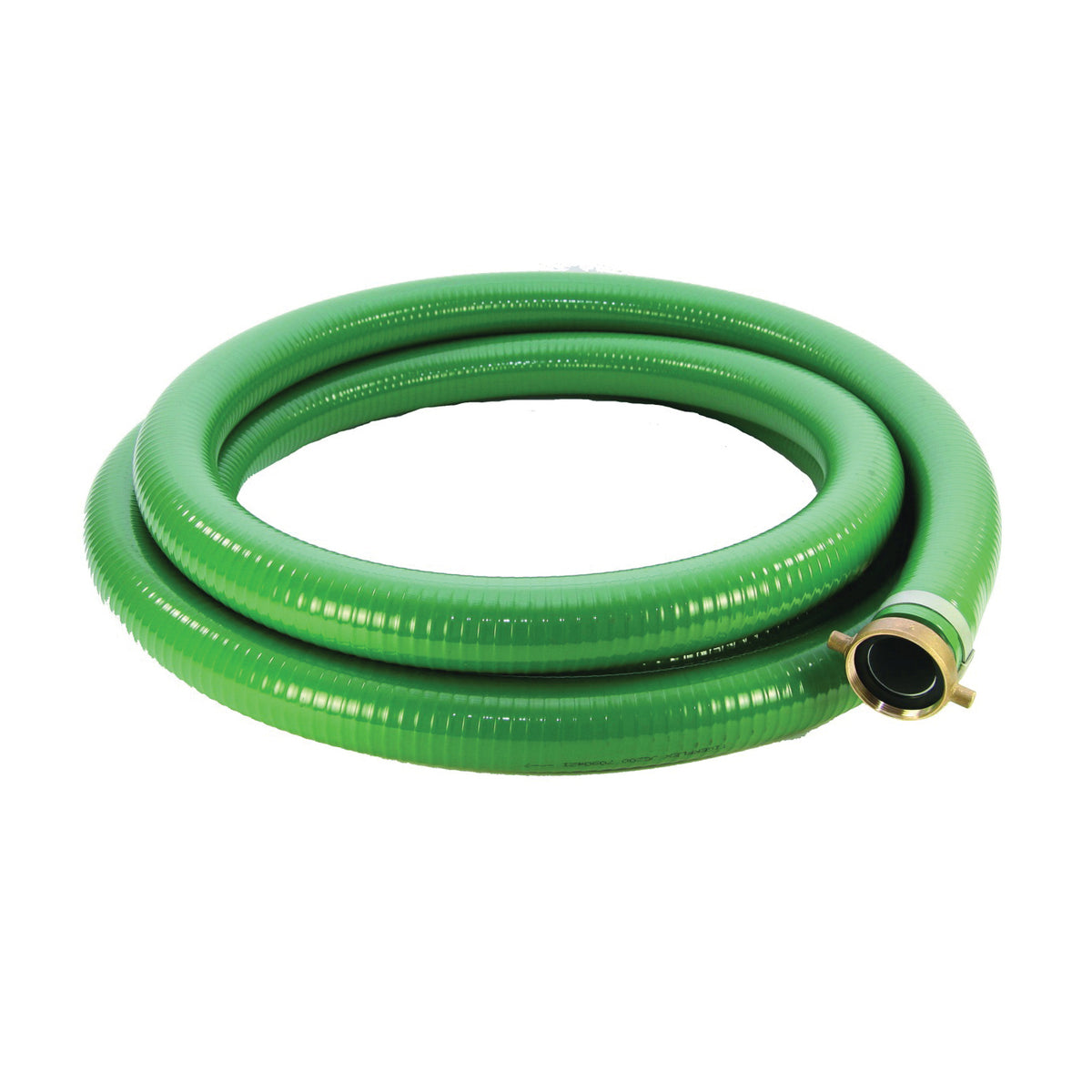 ABBOTT RUBBER 1240-2000-20 Suction Hose, 2 in ID, 20 ft L, Male Thread x Female, PVC