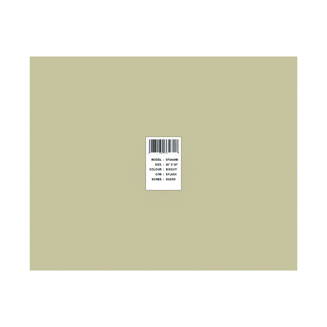 Air King SP2430BI Range Hood Backsplash, Cold Rolled Steel, Biscuit, Powder-Coated