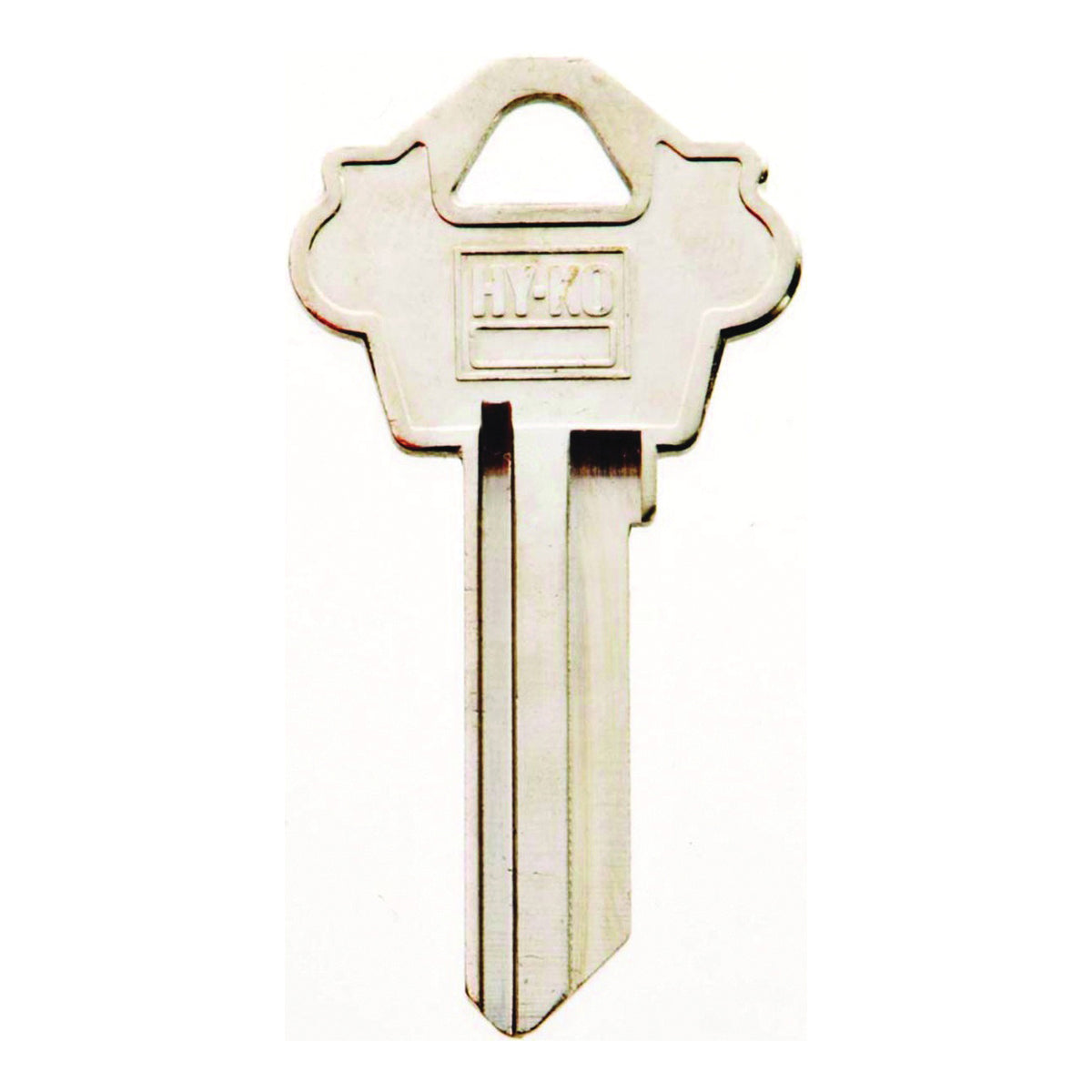 HY-KO 11010WK2 Key Blank, Brass, Nickel, For: Weslock House Locks and Padlocks