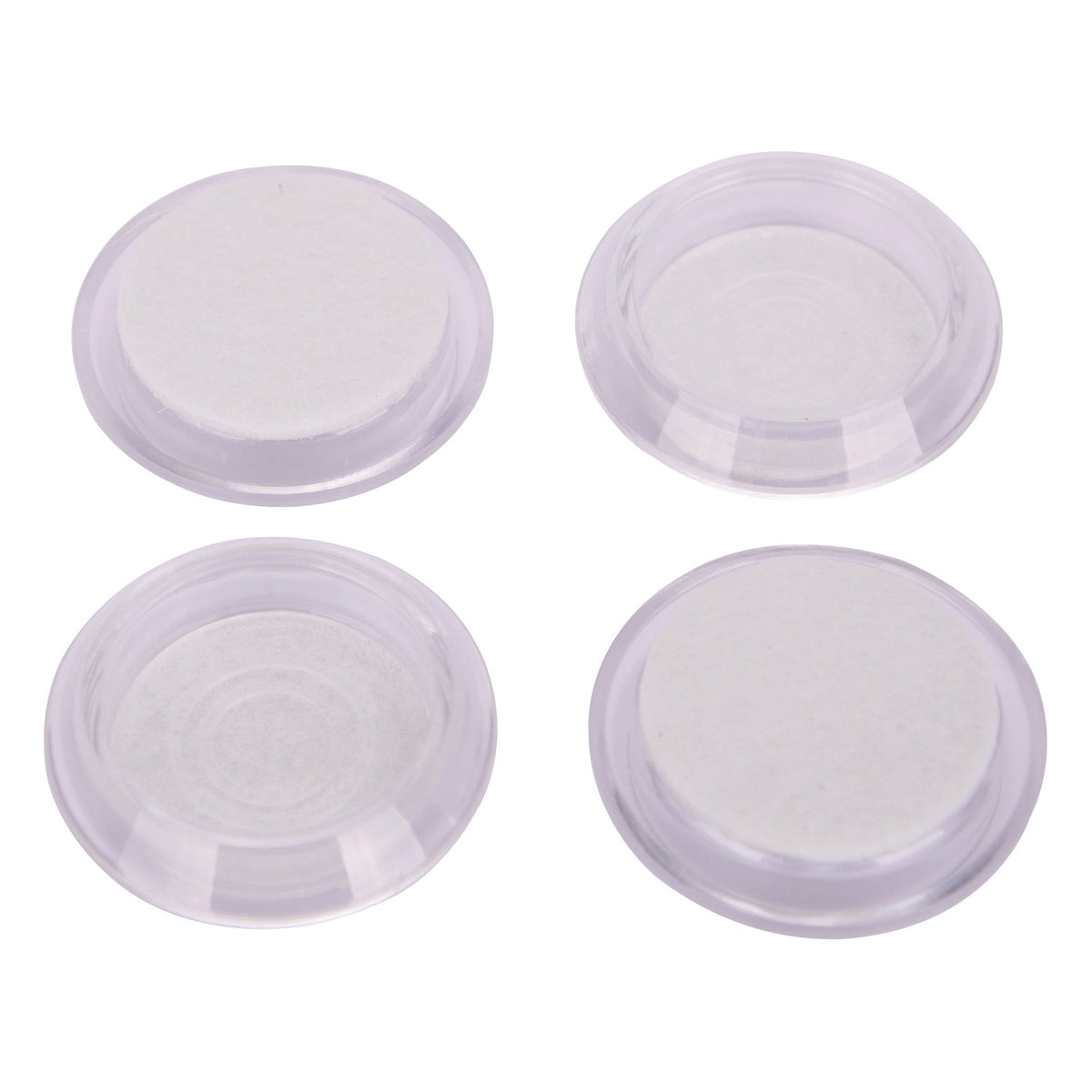 ProSource FE-50820-PS Caster Furniture Glide, Plastic, Clear, Clear, 2-1/4 x 2-1/4 x 5/8 in Dimensions