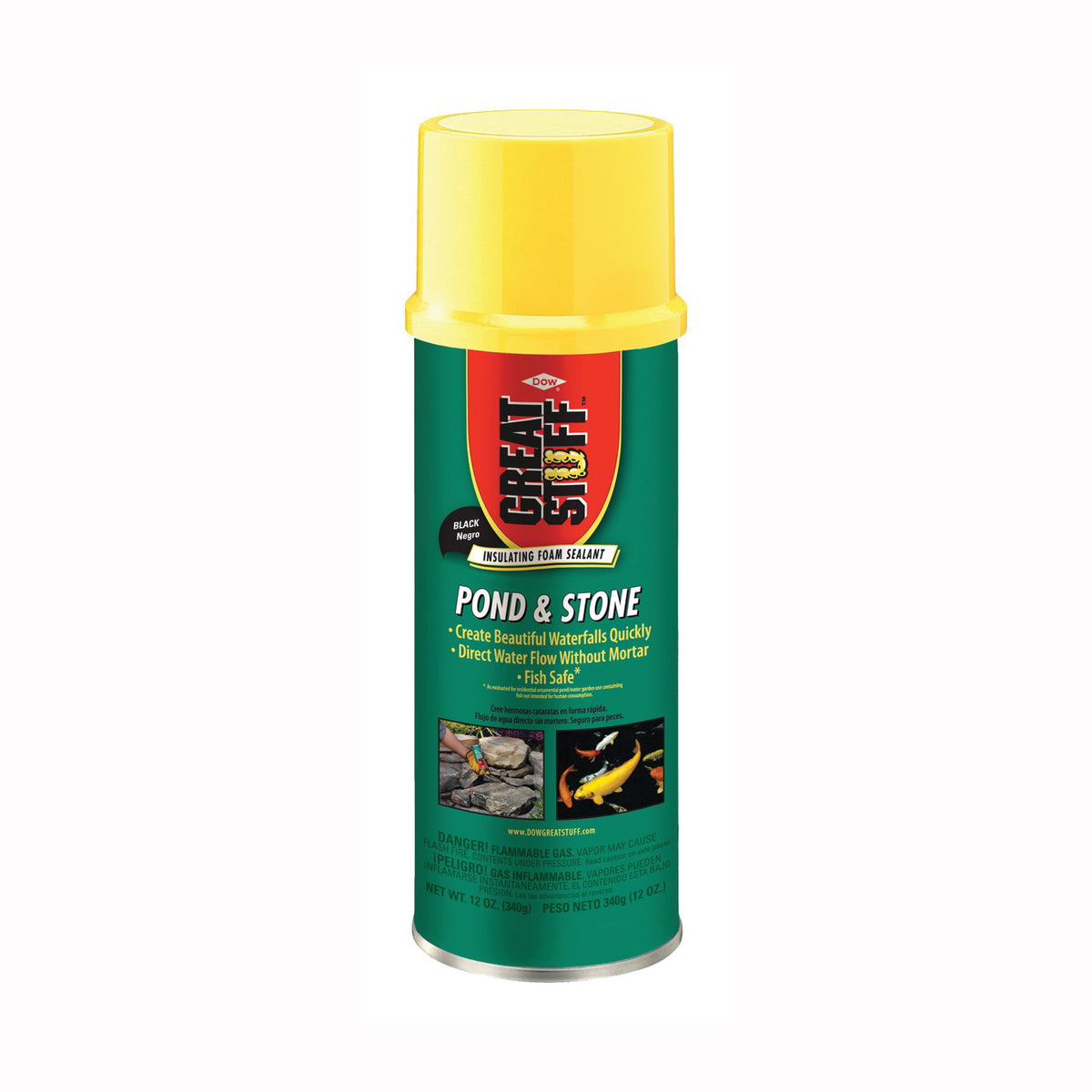 Dow 283064 Foam Sealant, Black, 12 oz Aerosol Can