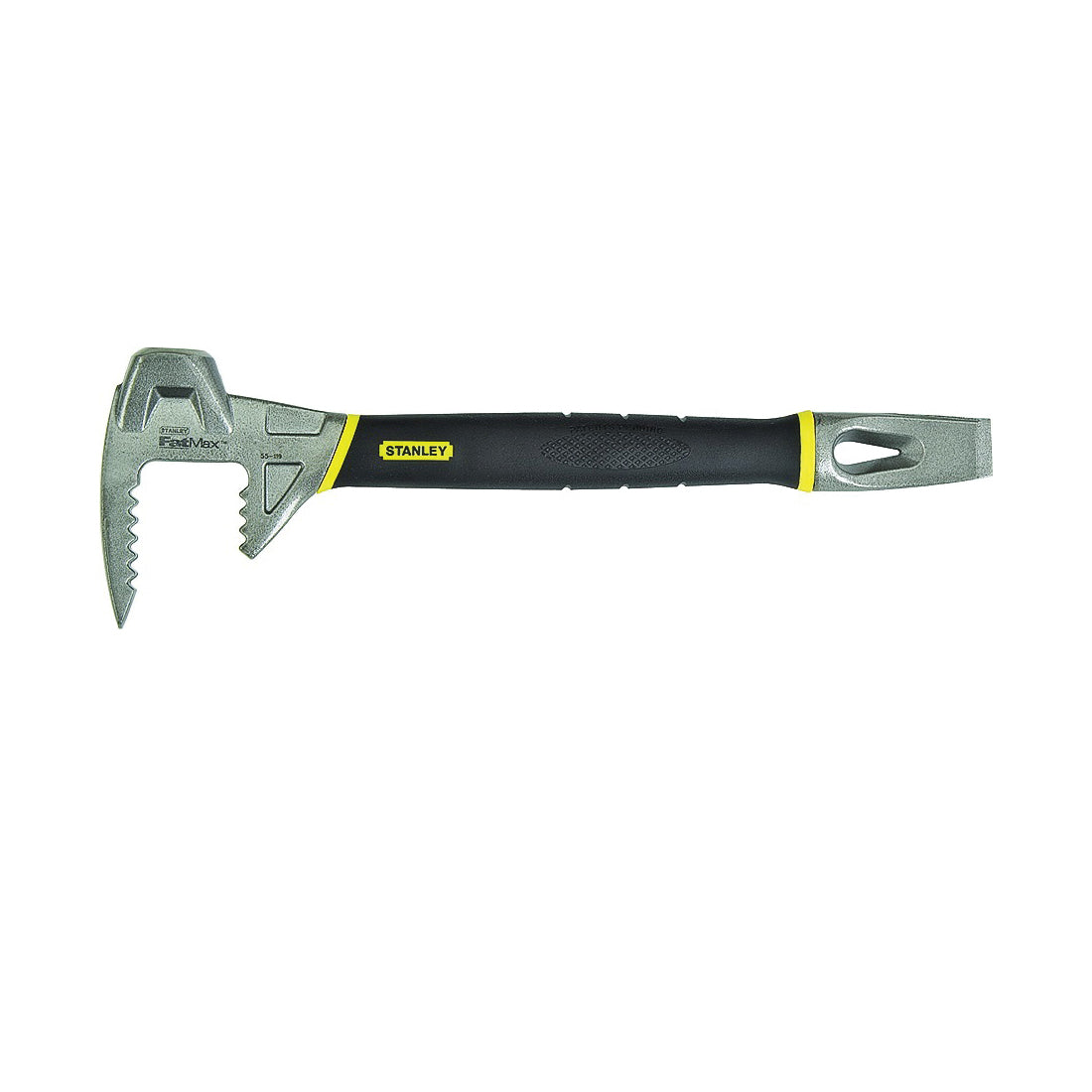 STANLEY 55-119 Utility Bar, 15 in L, Beveled Tip, 1 in Chisel Blade Width Tip, Steel, 1 in Dia, 5 in W