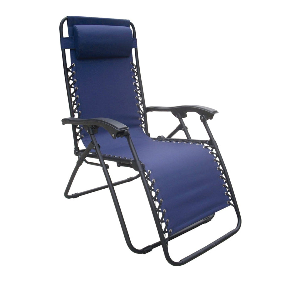 Seasonal Trends F5325O-1BKOX60 Relaxer Chair, 25.6 in W, 63 in D, 43.3 in H, 250 Ibs Capacity