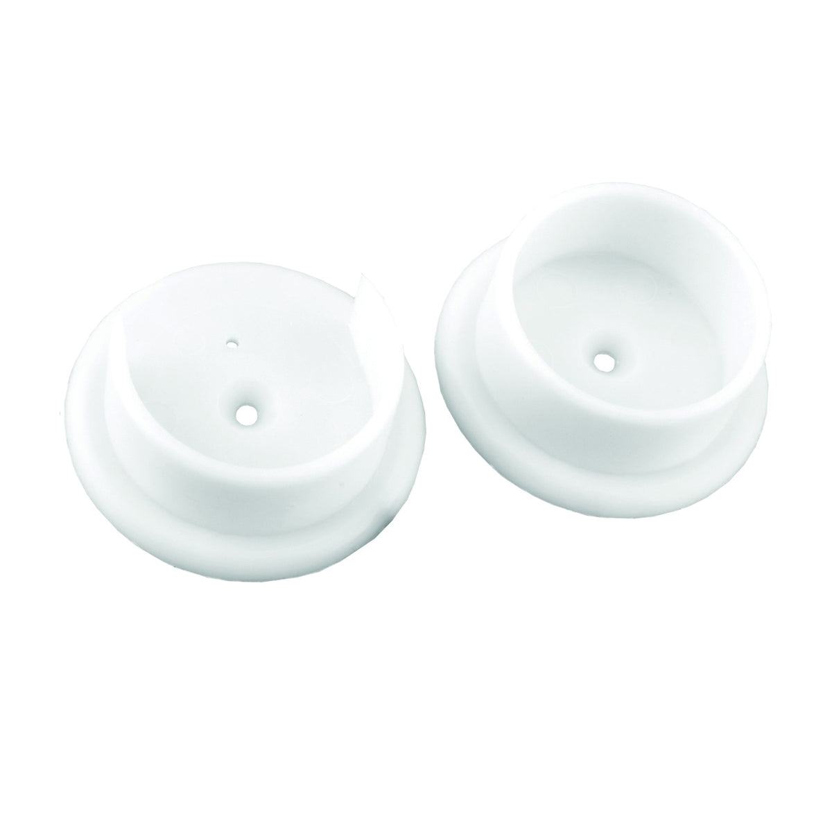 John Sterling Closet-Pro BC-0037 Closet Pole Socket, Plastic, White, Powder-Coated