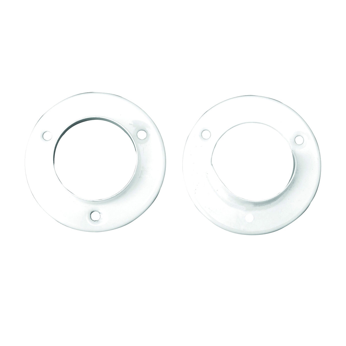 John Sterling Closet-Pro BC-0039-WT Closet Pole Socket, Steel, White, Powder-Coated