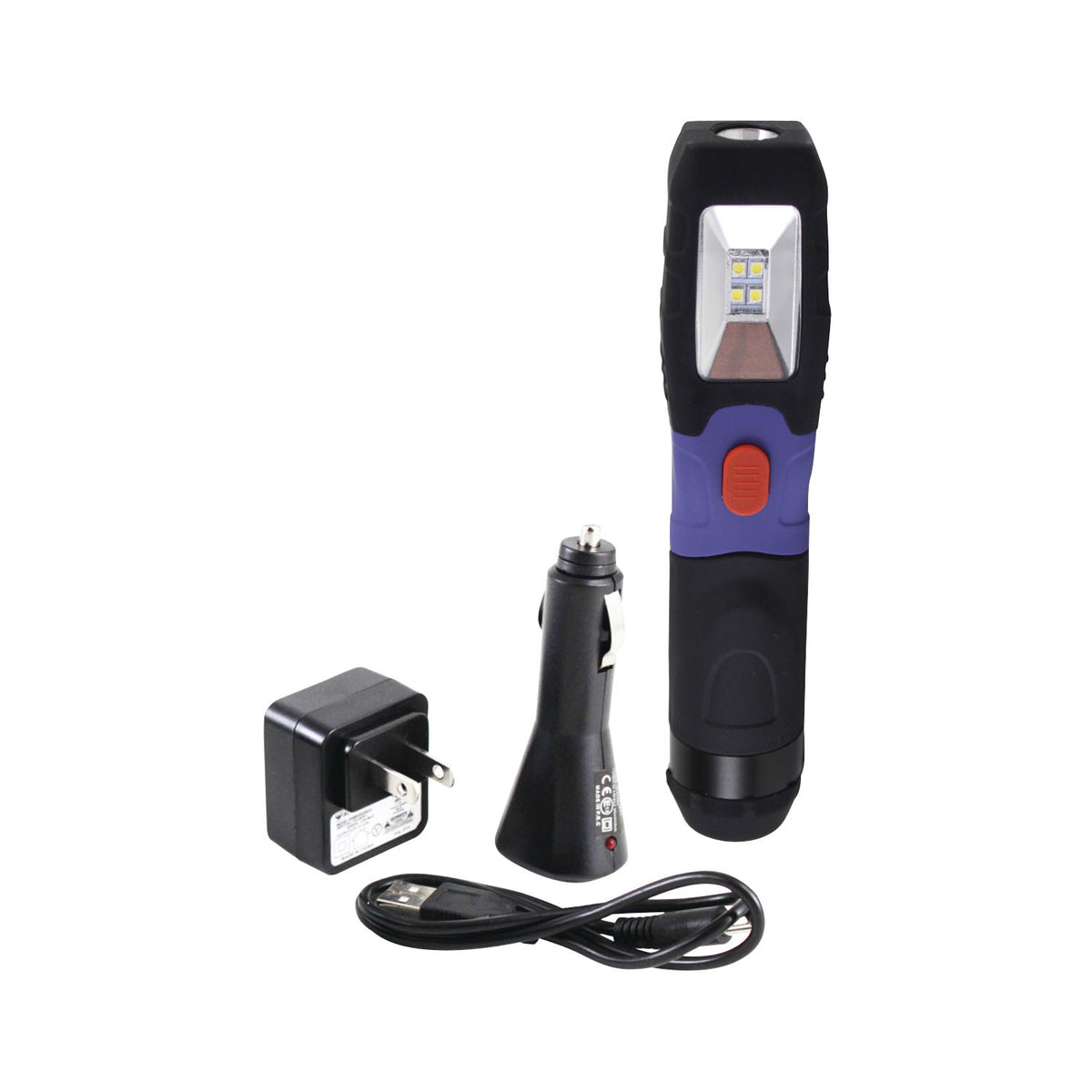 PowerZone 4830R Work Light, Adapter 120 V, 1-Lamp, LED Lamp, 100 Lumens Lumens, 4000 K Color Temp