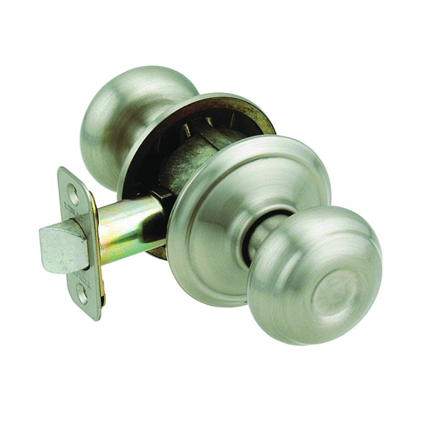 Schlage Georgian Series F10VGEO620 Passage Door Knob, Metal, Antique Pewter