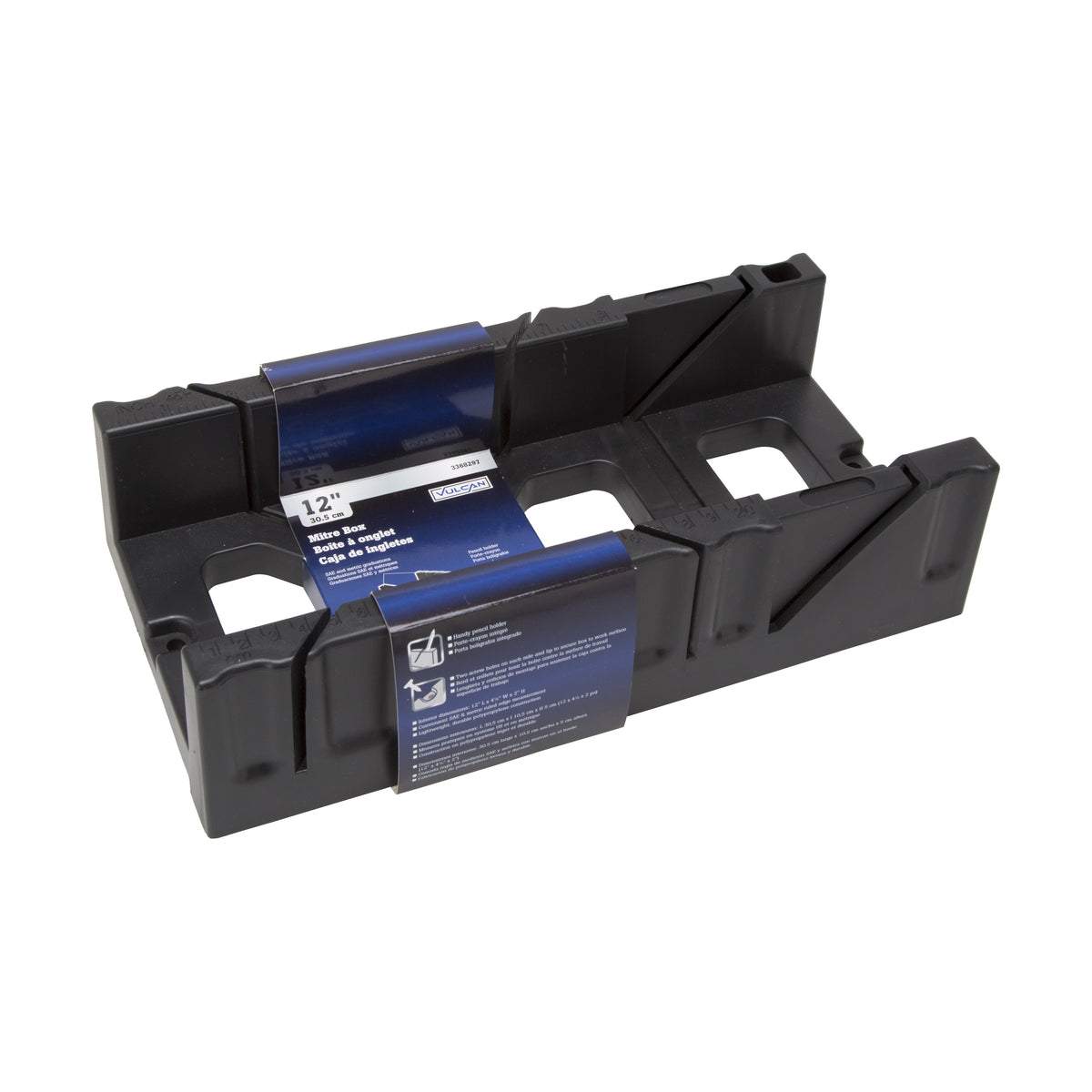 Vulcan B350 Mitre Box, 4.13 in (Inside), 5.75 in (Outside) W Cutting, 2.05 in (Inside), 2.75-3 in (Outside) D Cutting