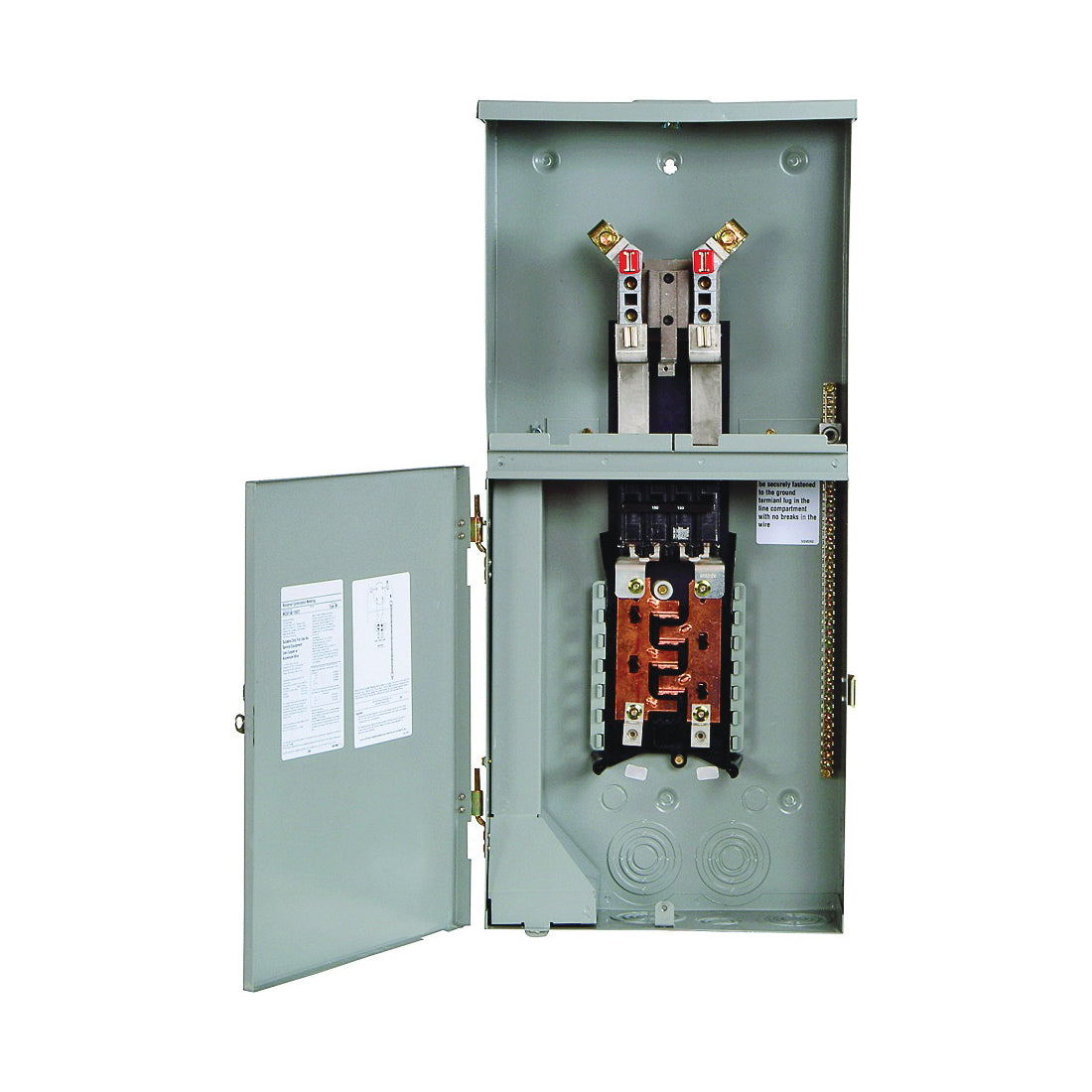 Siemens MC0816B1200CT Meter Combination Load Center, 200 A, 8 -Space, 4 -Jaw, 16 -Circuit, NEMA 3R Enclosure