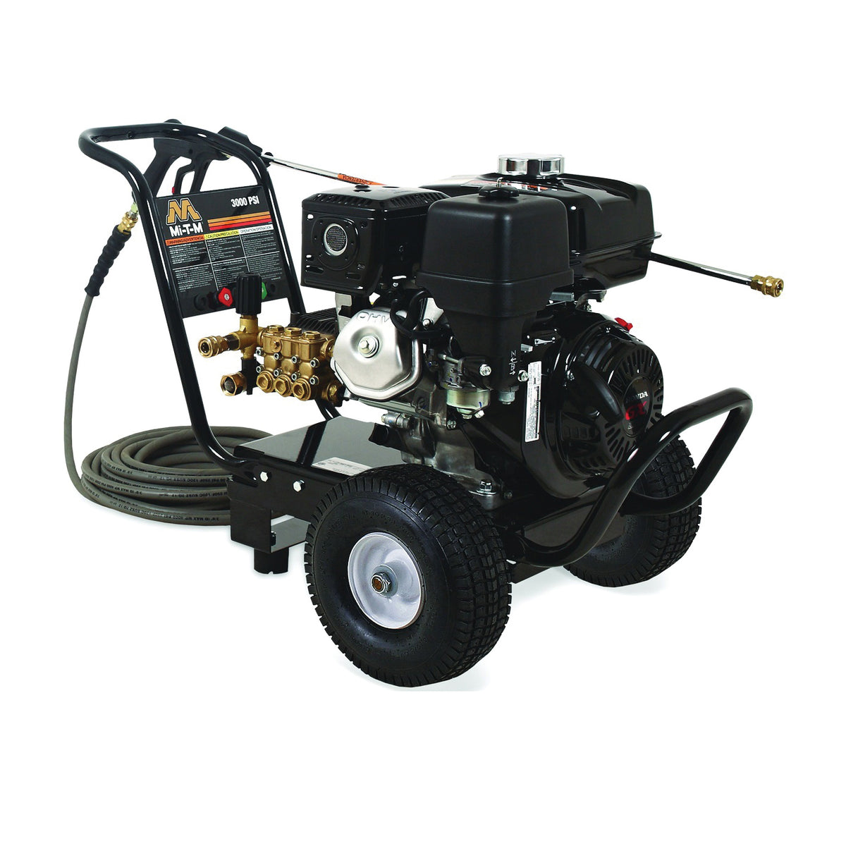 Mi-T-M JP JP-3003-3MHB Pressure Washer, Gasoline, 9 hp, Honda GX270 OHV Engine, 270 cc Engine Displacement, 3 gpm